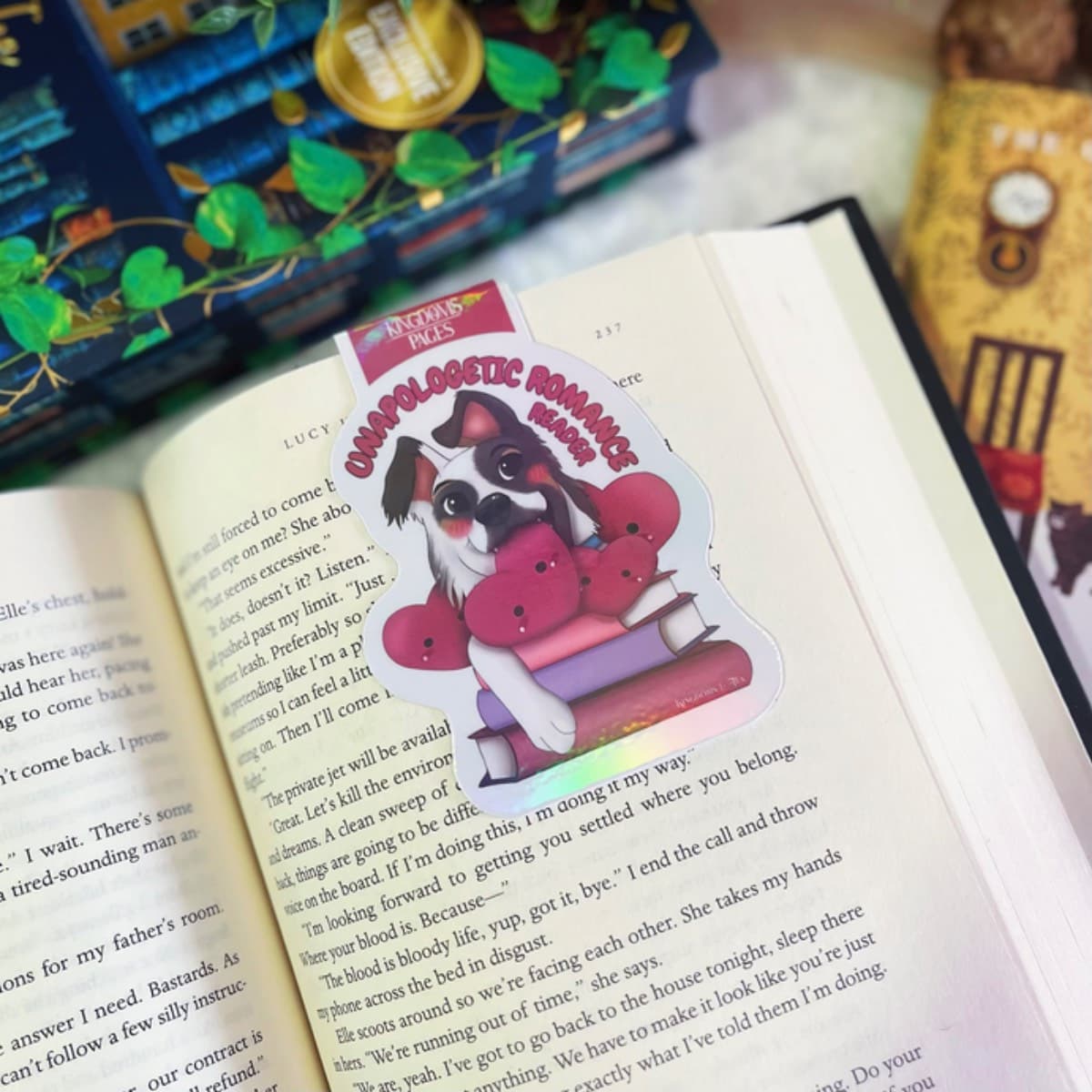 Marcapágina magnético "Unapologetic Romance reader"