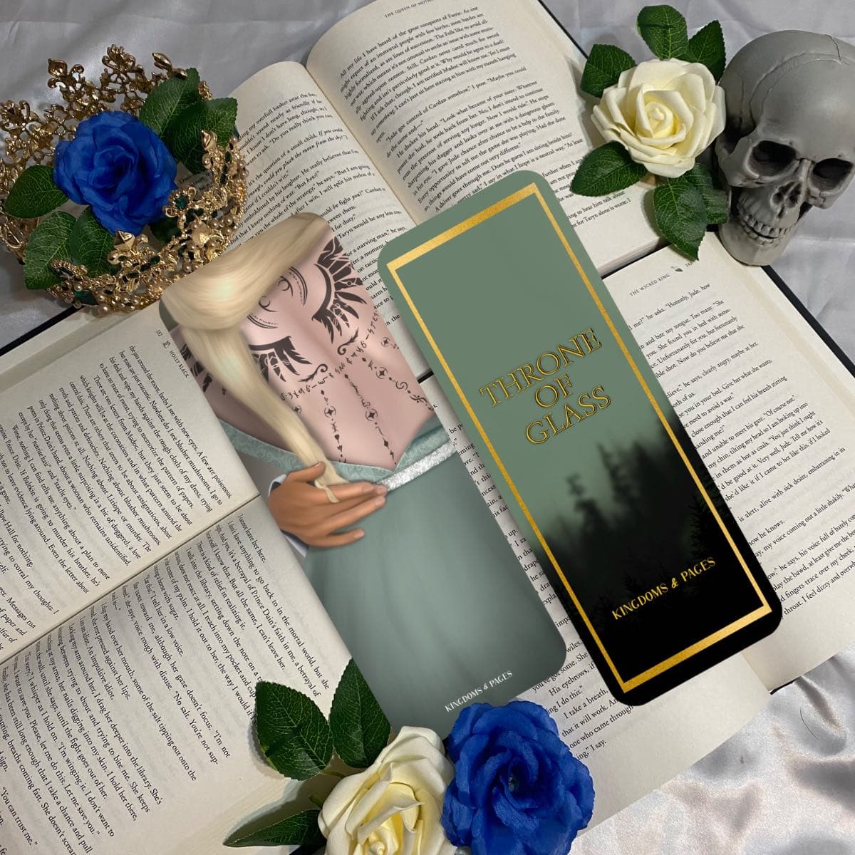Marcapágina “Aelin’s tattoo” de Throne of Glass